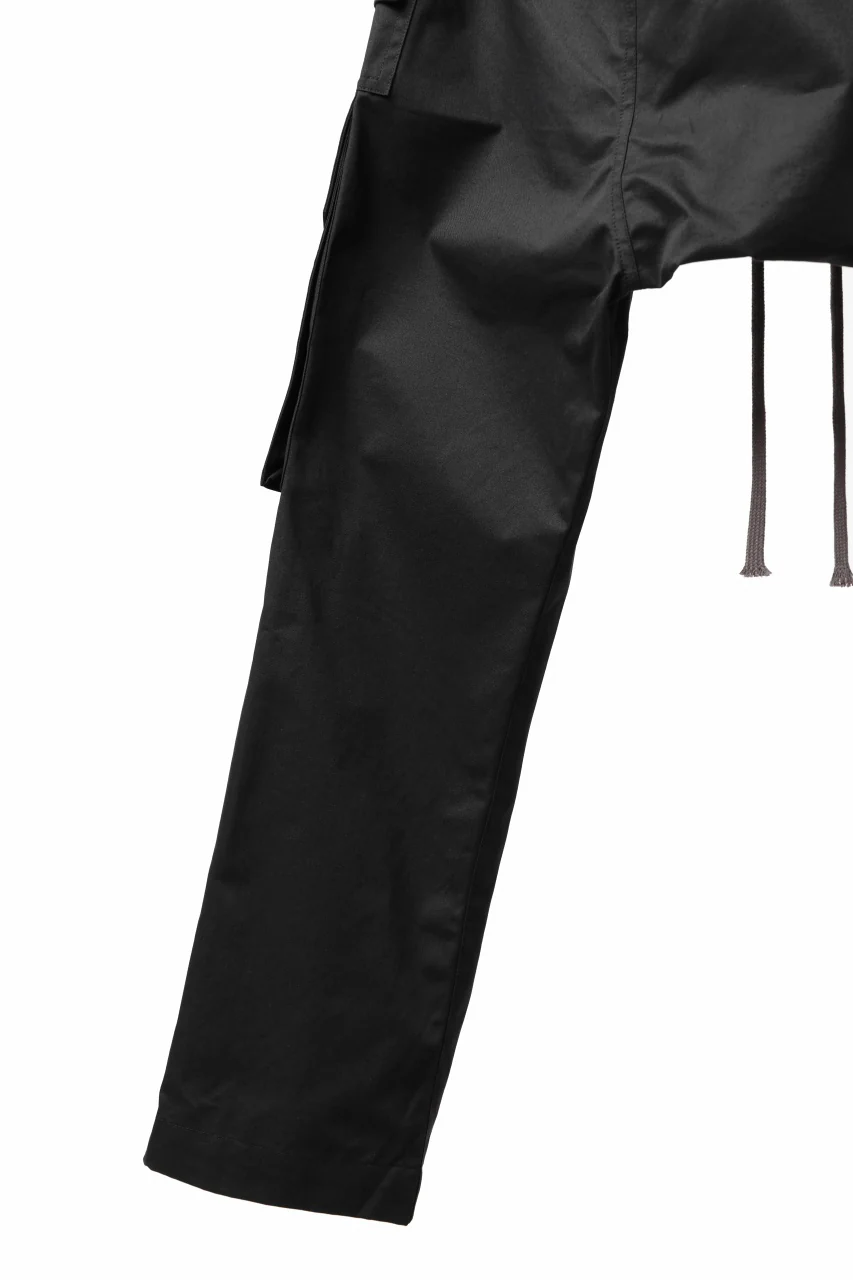 A.F ARTEFACT FRONT ZIP CARGO SARROUEL EASY PANTS (BLACK) - Image 20