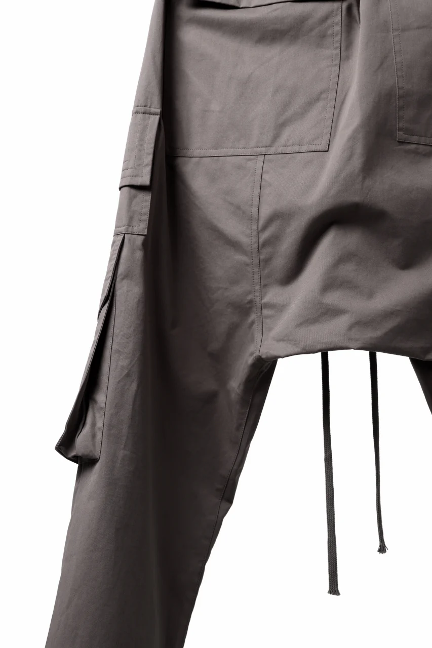 A.F ARTEFACT FRONT ZIP CARGO SARROUEL EASY PANTS (GREY) - Image 23