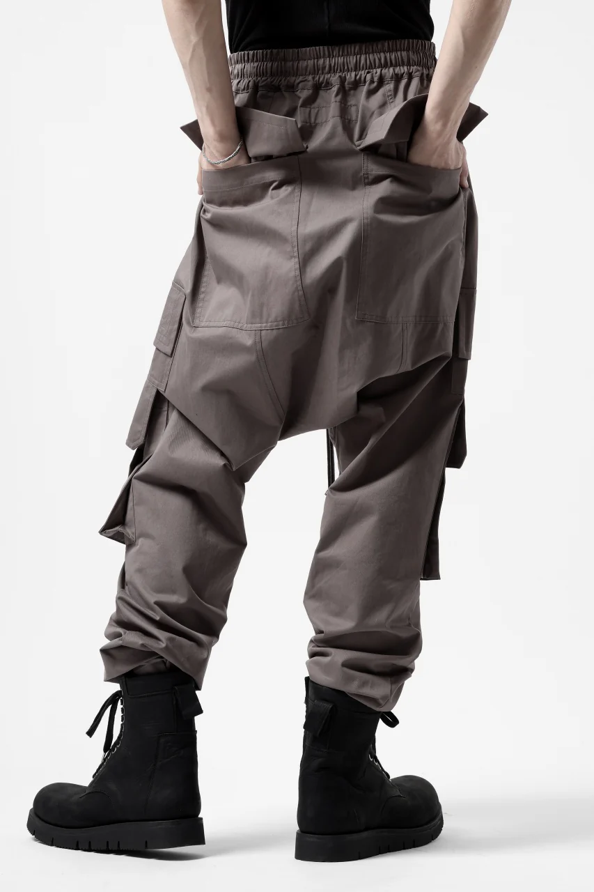 A.F ARTEFACT FRONT ZIP CARGO SARROUEL EASY PANTS (GREY) - Image 28
