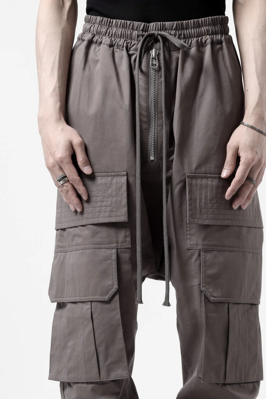 A.F ARTEFACT FRONT ZIP CARGO SARROUEL EASY PANTS (GREY) - Image 33