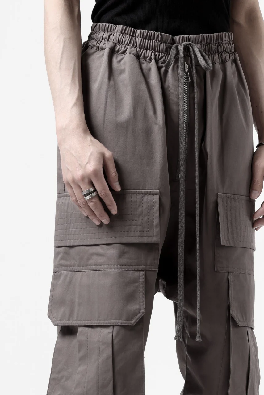 A.F ARTEFACT FRONT ZIP CARGO SARROUEL EASY PANTS (GREY) - Image 34