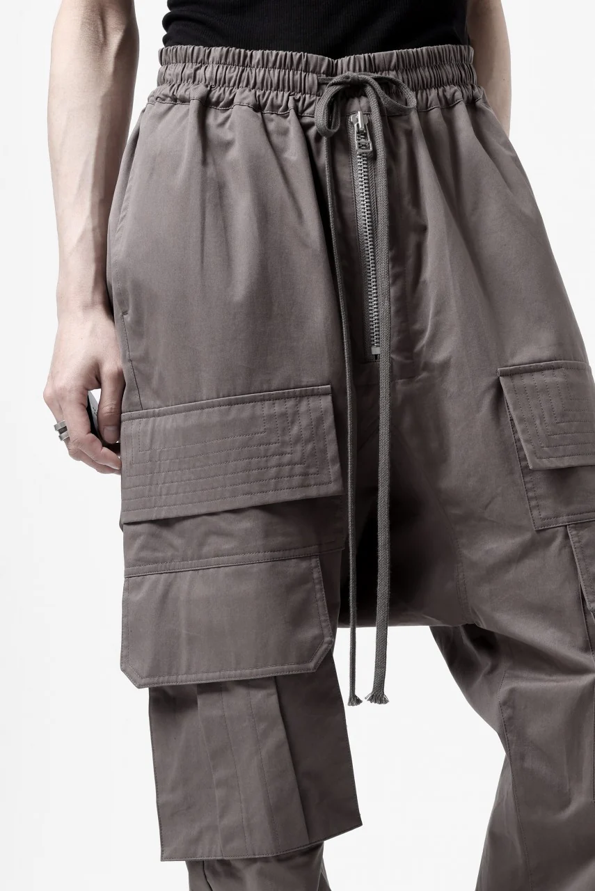 A.F ARTEFACT FRONT ZIP CARGO SARROUEL EASY PANTS (GREY) - Image 35