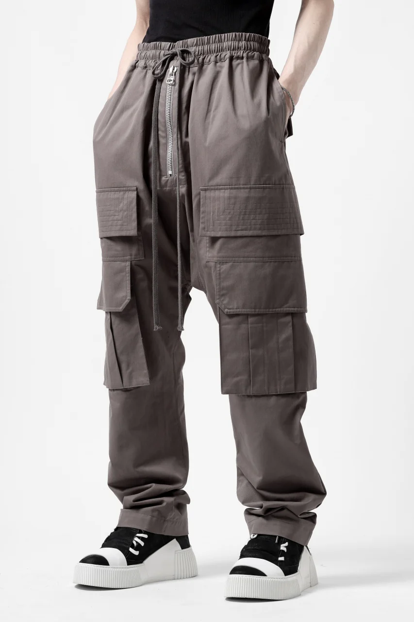 A.F ARTEFACT FRONT ZIP CARGO SARROUEL EASY PANTS (GREY) - Image 6