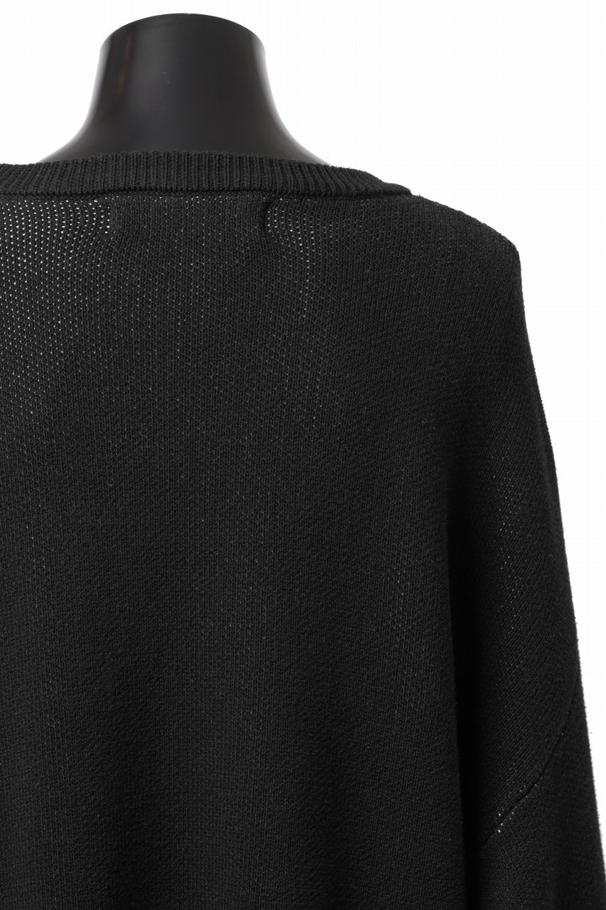 A.F ARTEFACT GEO PATTERN COTTON KNIT TOPS /  (BLACK x BROWN) - Image 29