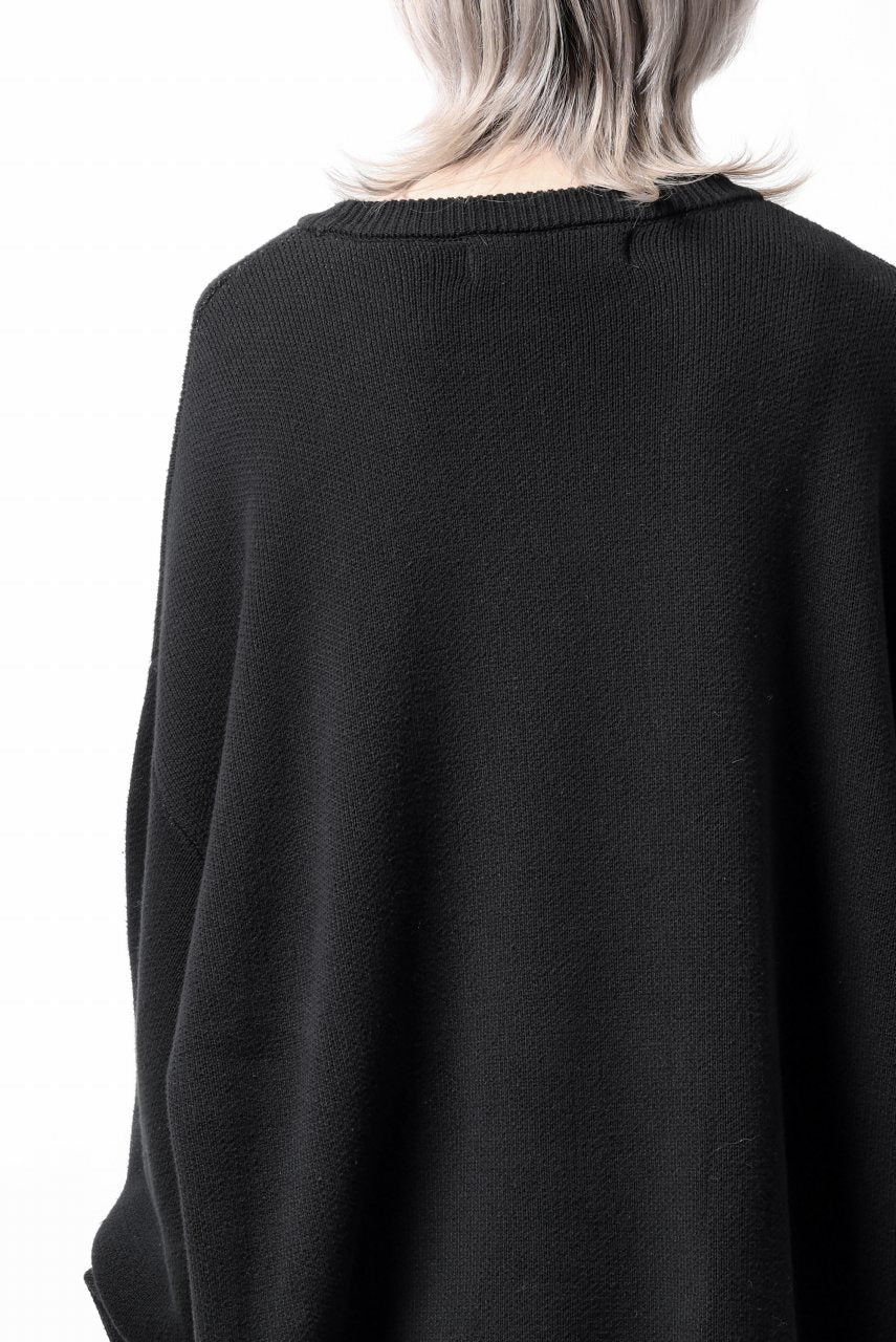 A.F ARTEFACT GEO PATTERN COTTON KNIT TOPS /  (BLACK x BROWN) - Image 37