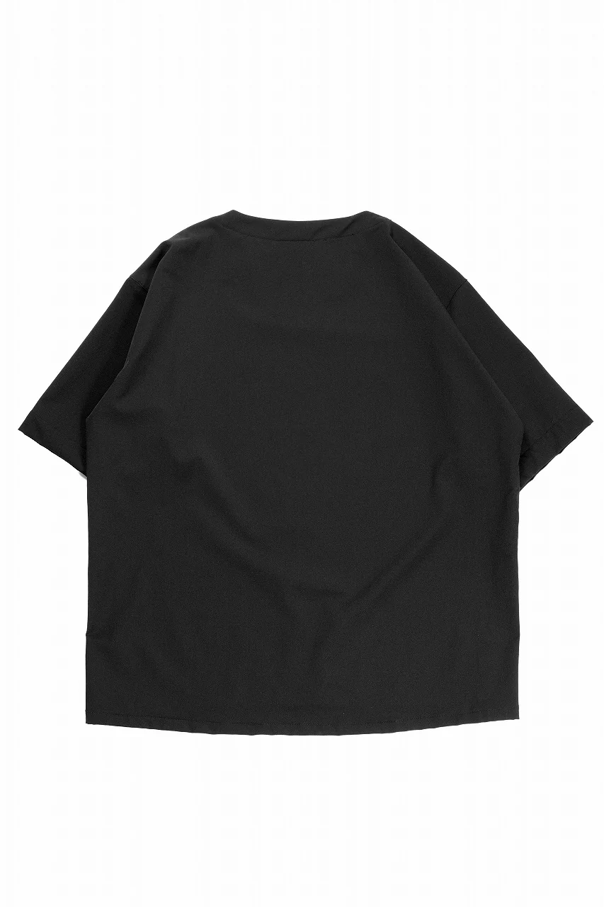 A.F ARTEFACT H/S SNAP PULLOVER / TECH-SMOOTH (BLACK) - Image 2