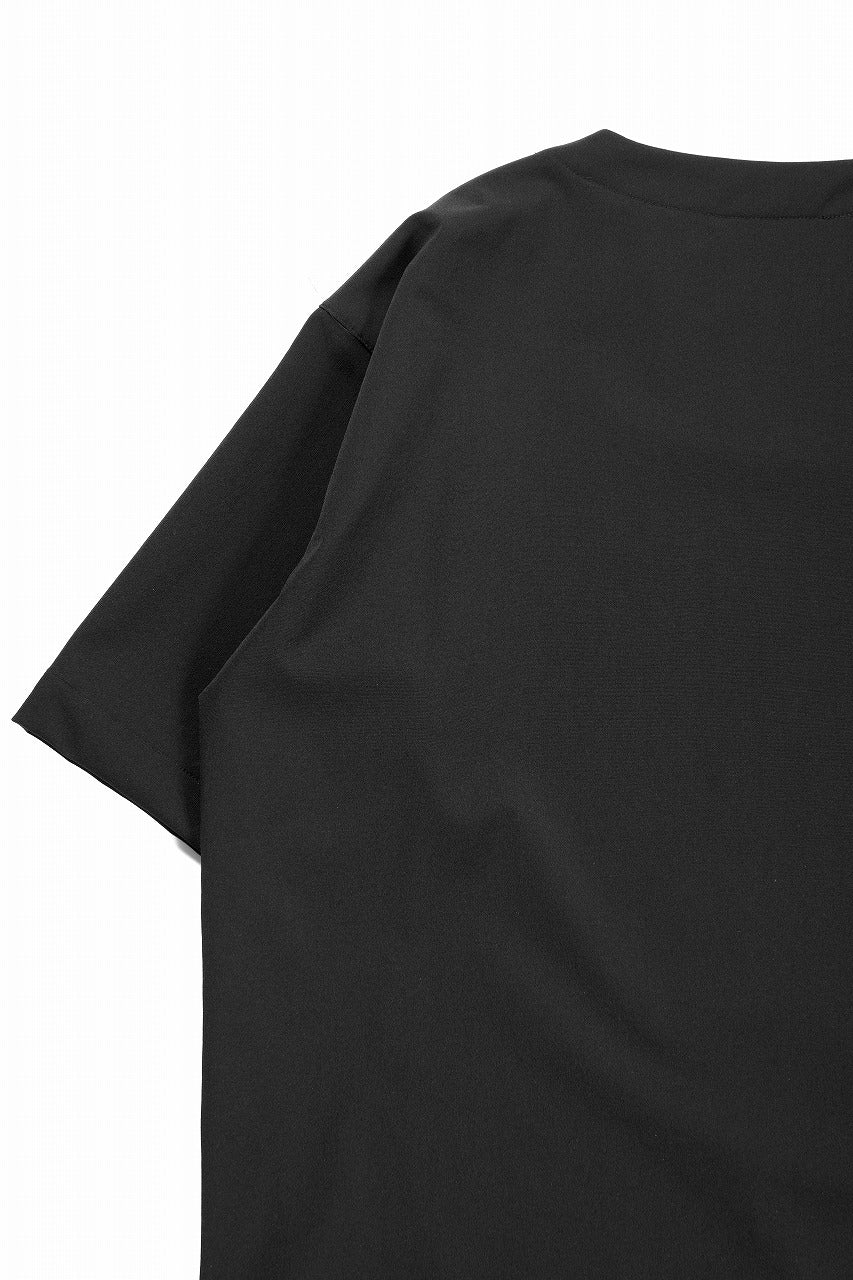 A.F ARTEFACT H/S SNAP PULLOVER / TECH-SMOOTH (BLACK) - Image 8