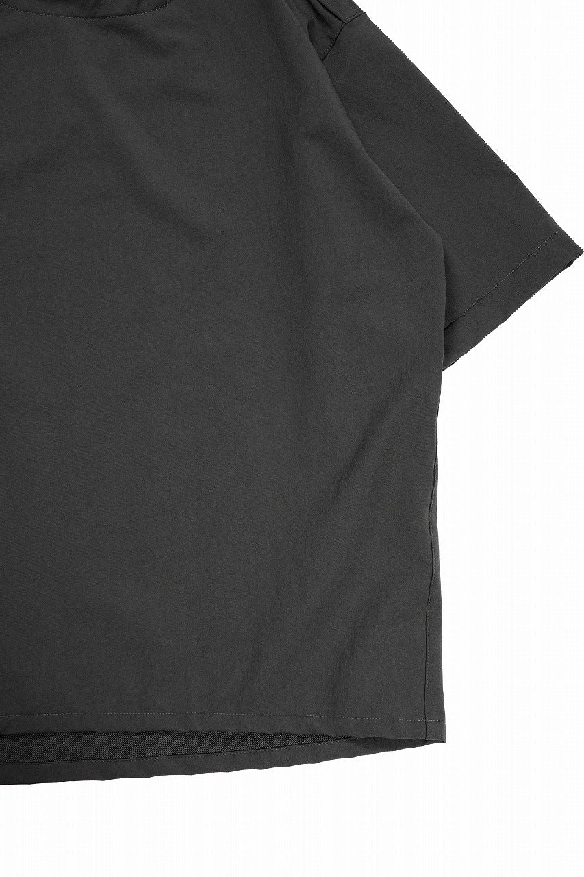 A.F ARTEFACT H/S SNAP PULLOVER / TECH-SMOOTH (GREY) - Image 3