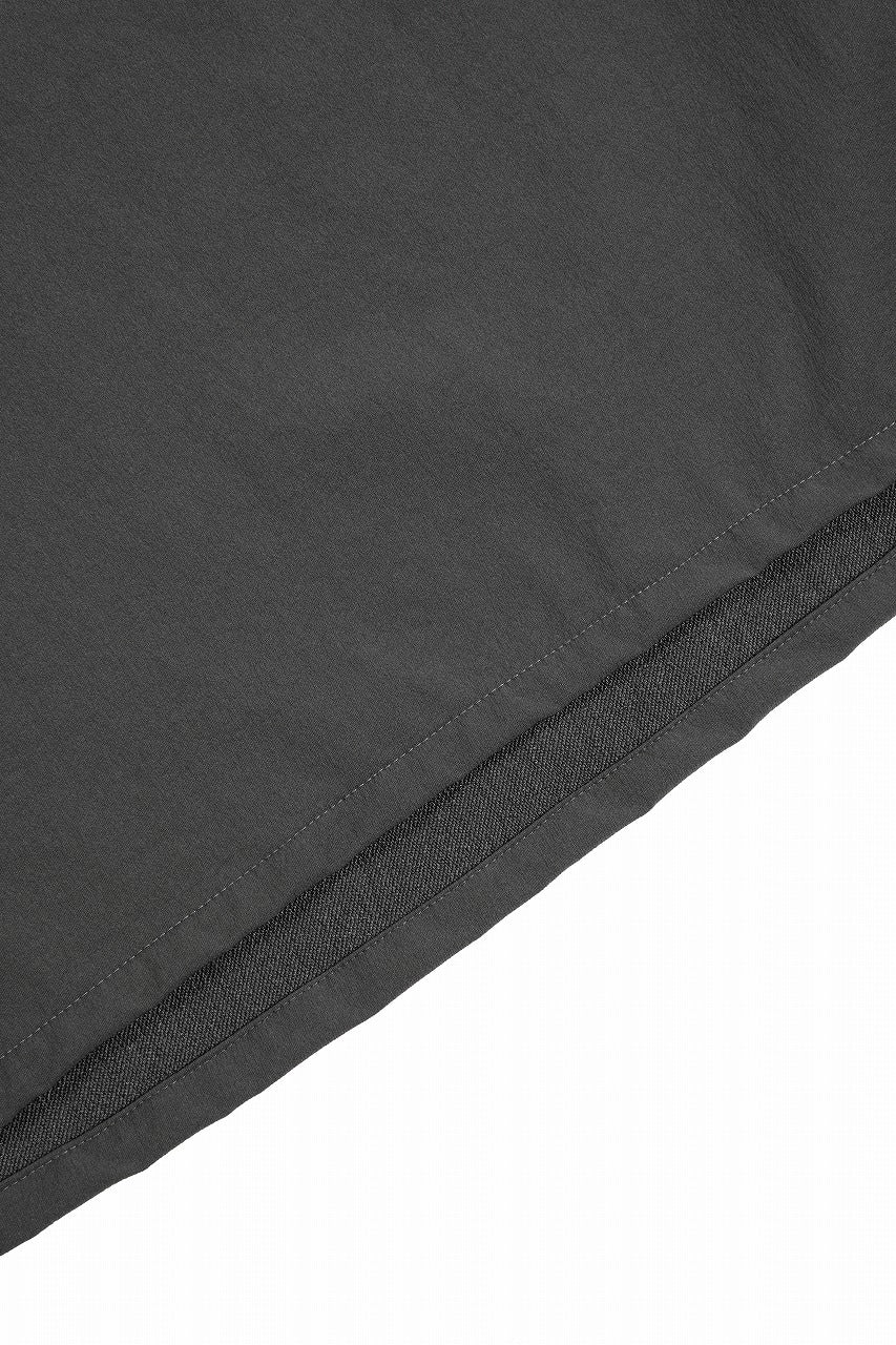 A.F ARTEFACT H/S SNAP PULLOVER / TECH-SMOOTH (GREY) - Image 4