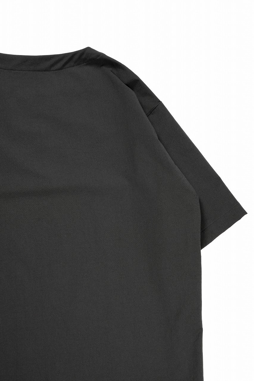 A.F ARTEFACT H/S SNAP PULLOVER / TECH-SMOOTH (GREY) - Image 7