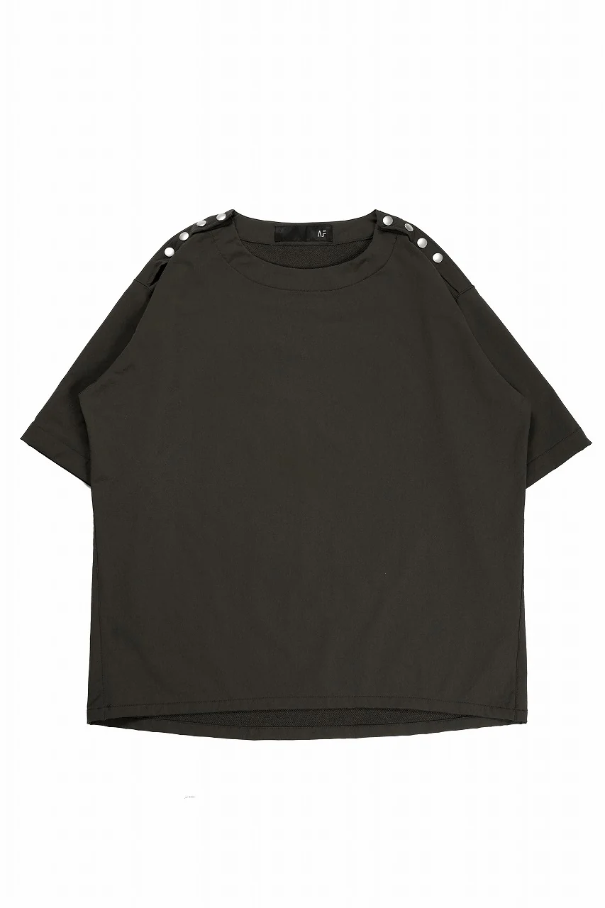 A.F ARTEFACT H/S SNAP PULLOVER / TECH-SMOOTH (KHAKI)