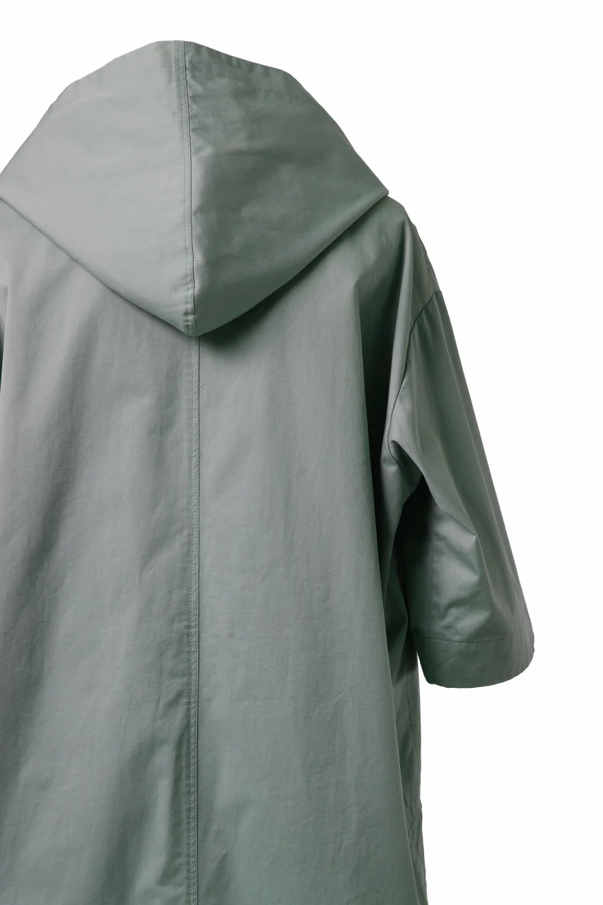 A.F ARTEFACT HALF SLEEVE HOODIE SHIRT (MINT) - Image 14
