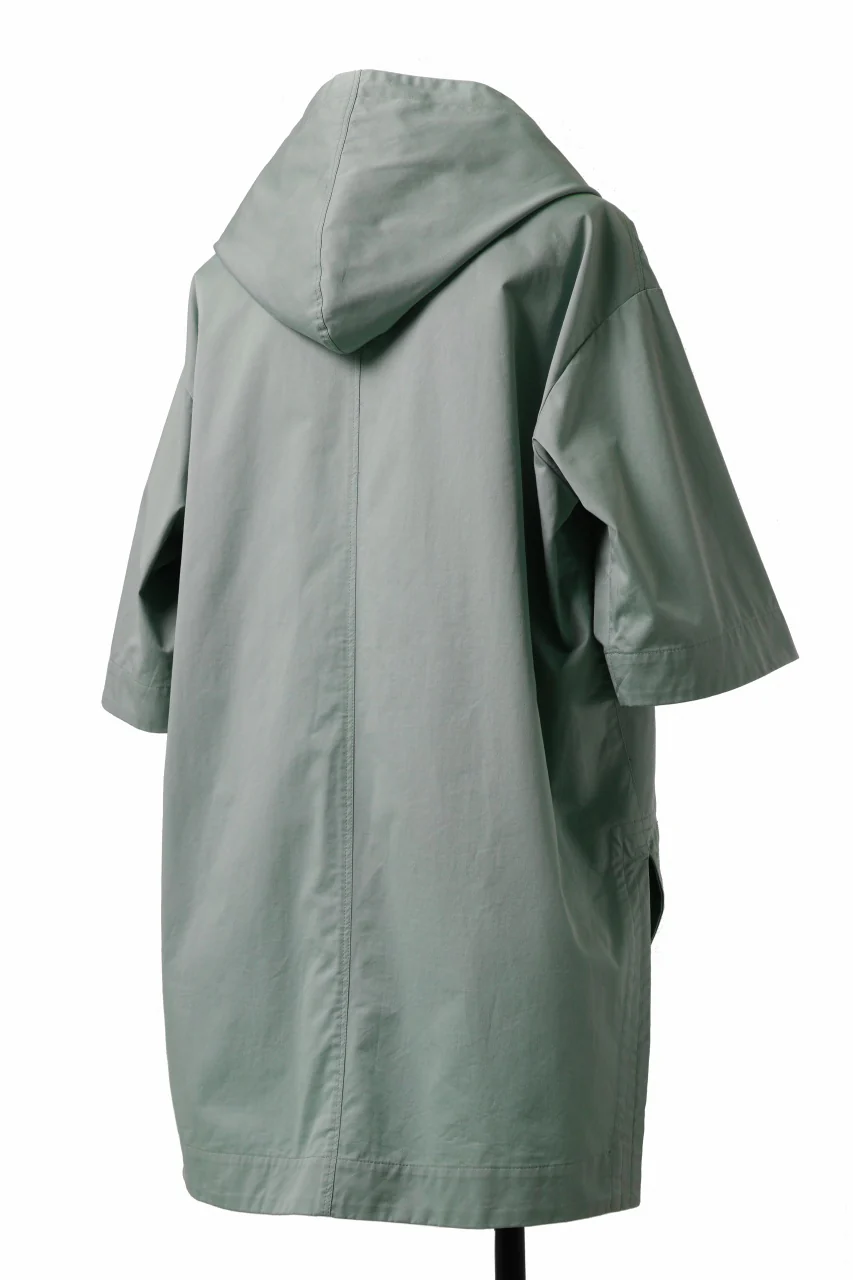 A.F ARTEFACT HALF SLEEVE HOODIE SHIRT (MINT) - Image 6