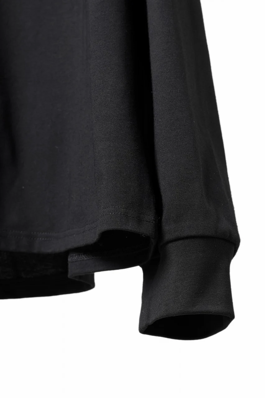 A.F ARTEFACT HEAVY WEIGHT C/JERSEY LS TOPS / PRINT TYPE-A (BLACK) - Image 7