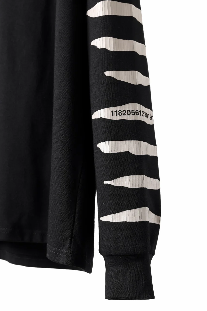 A.F ARTEFACT HEAVY WEIGHT C/JERSEY LS TOPS / PRINT TYPE-B (BLACK) - Image 10