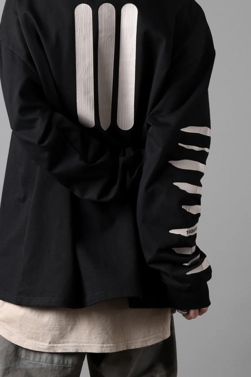 A.F ARTEFACT HEAVY WEIGHT C/JERSEY LS TOPS / PRINT TYPE-B (BLACK) - Image 19