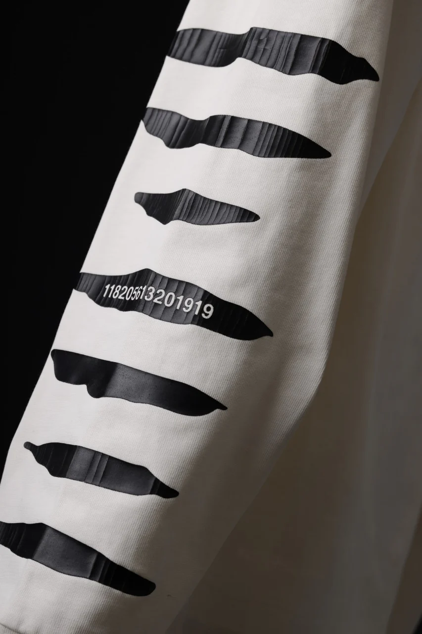A.F ARTEFACT HEAVY WEIGHT C/JERSEY LS TOPS / PRINT TYPE-B (IVORY) - Image 15