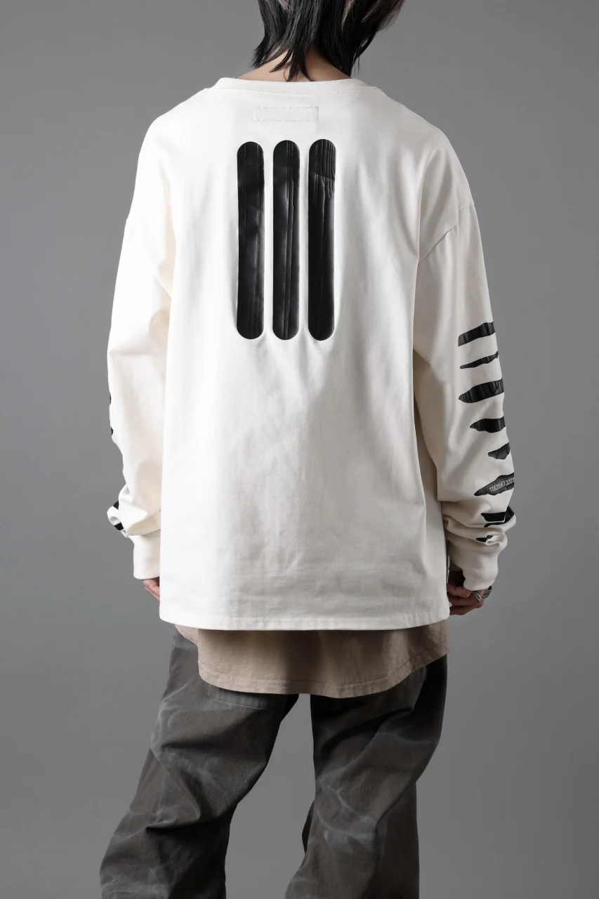 A.F ARTEFACT HEAVY WEIGHT C/JERSEY LS TOPS / PRINT TYPE-B (IVORY) - Image 4