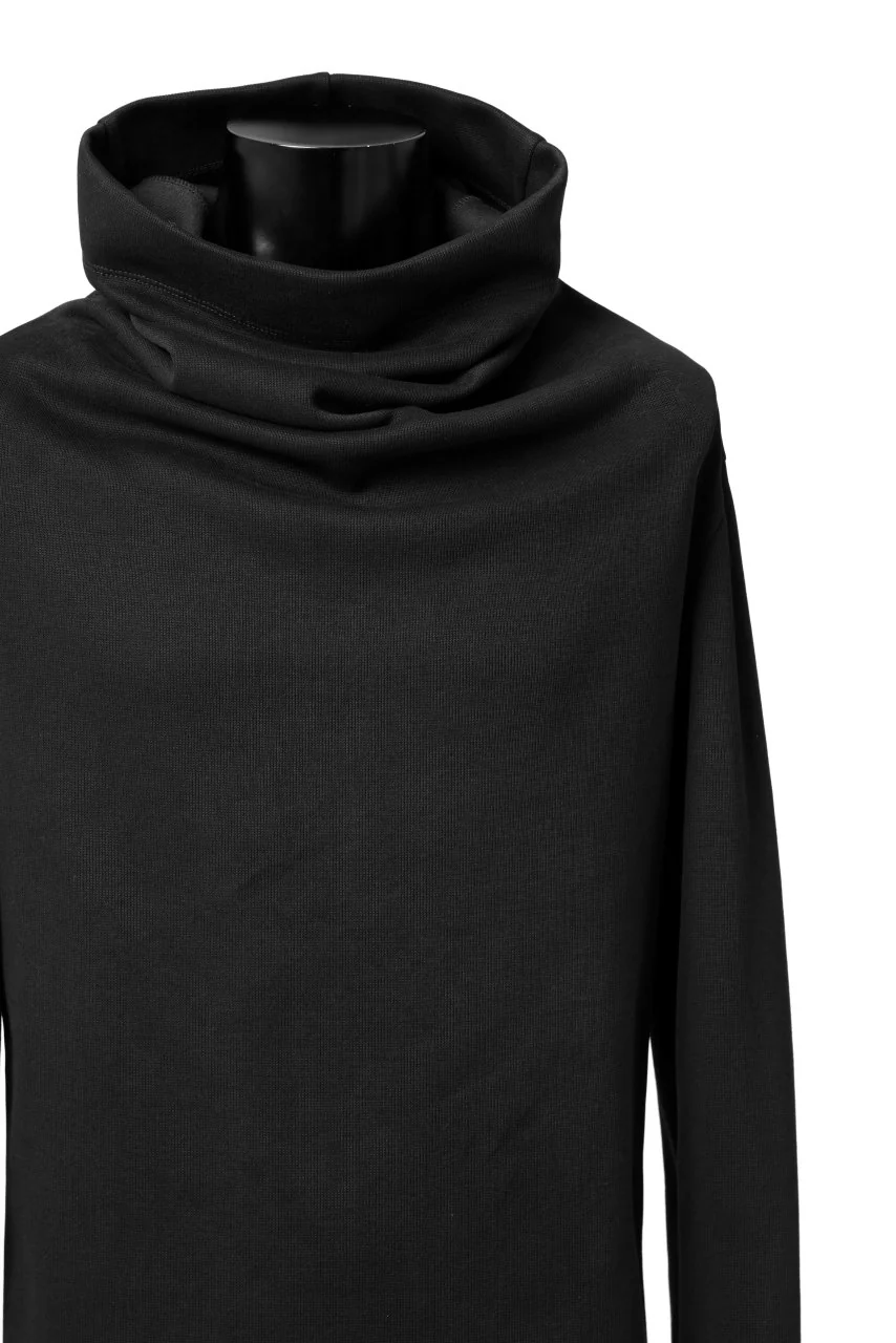 A.F ARTEFACT HIGH NECK PULLOVER / COPE KNIT JERSEY (BLACK) - Image 11