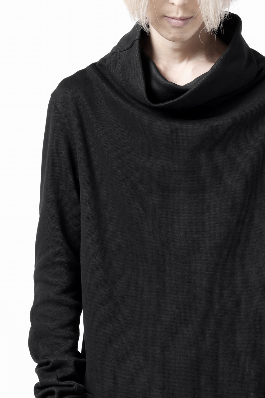 A.F ARTEFACT HIGH NECK PULLOVER / COPE KNIT JERSEY (BLACK) - Image 19