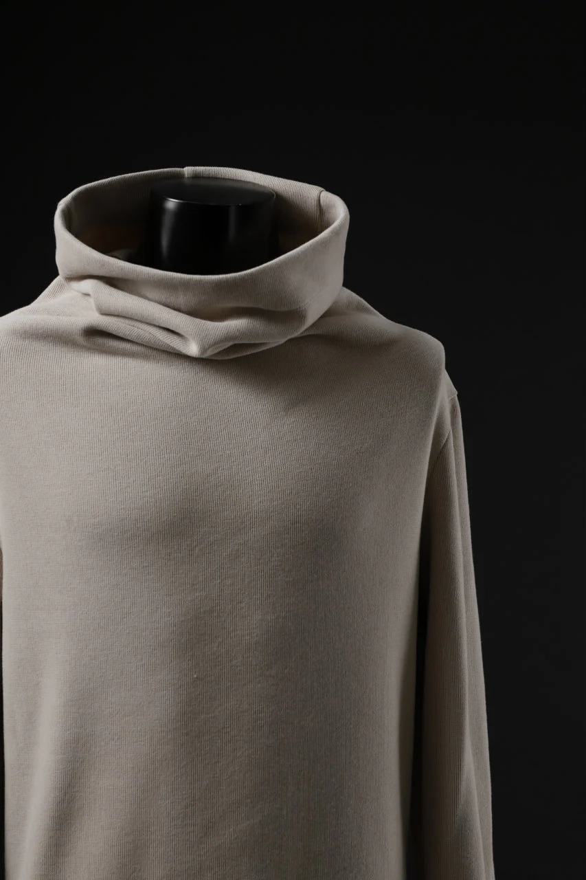 A.F ARTEFACT HIGH NECK PULLOVER / COPE KNIT JERSEY (IVORY) - Image 10