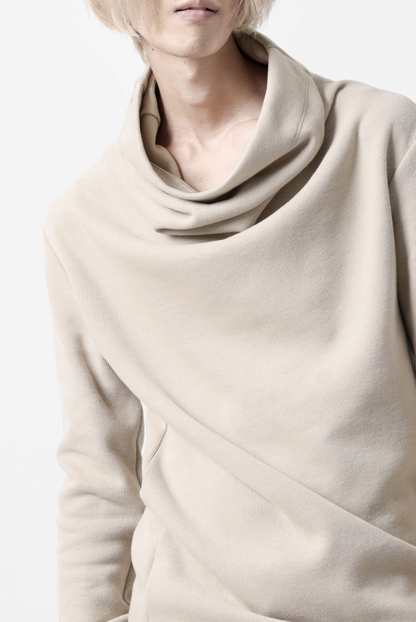 A.F ARTEFACT HIGH NECK PULLOVER / COPE KNIT JERSEY (IVORY) - Image 20