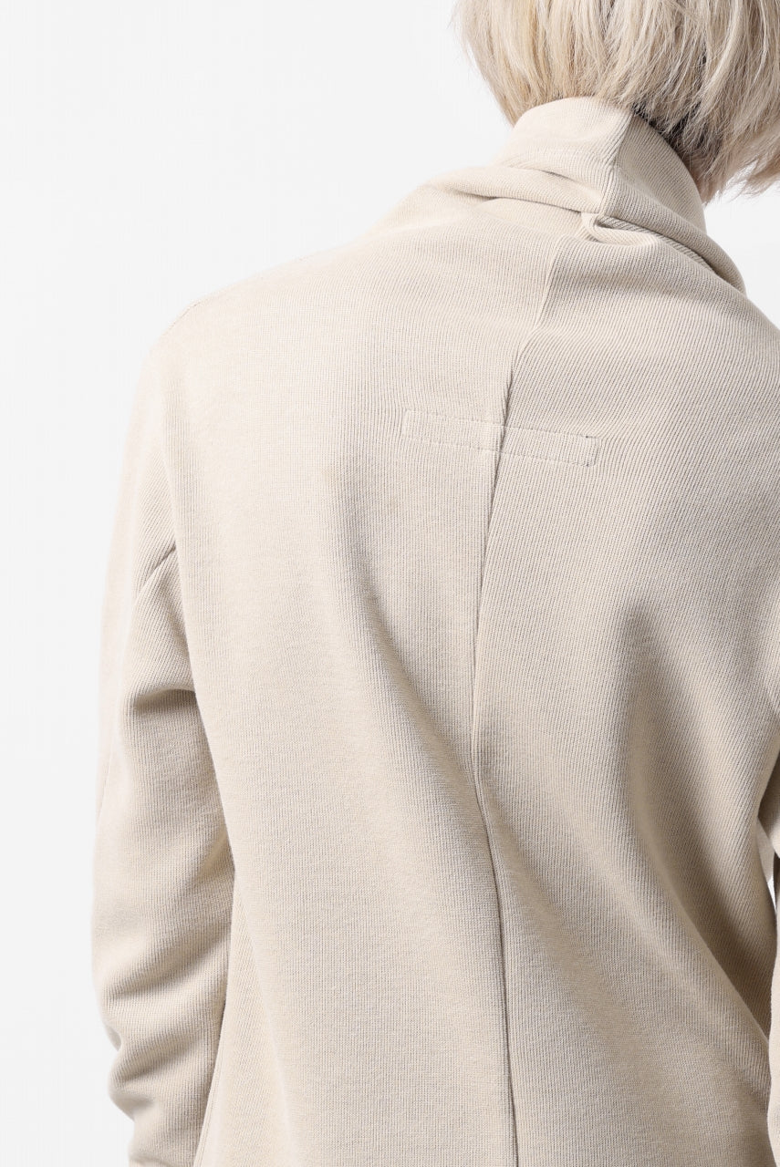 A.F ARTEFACT HIGH NECK PULLOVER / COPE KNIT JERSEY (IVORY) - Image 21