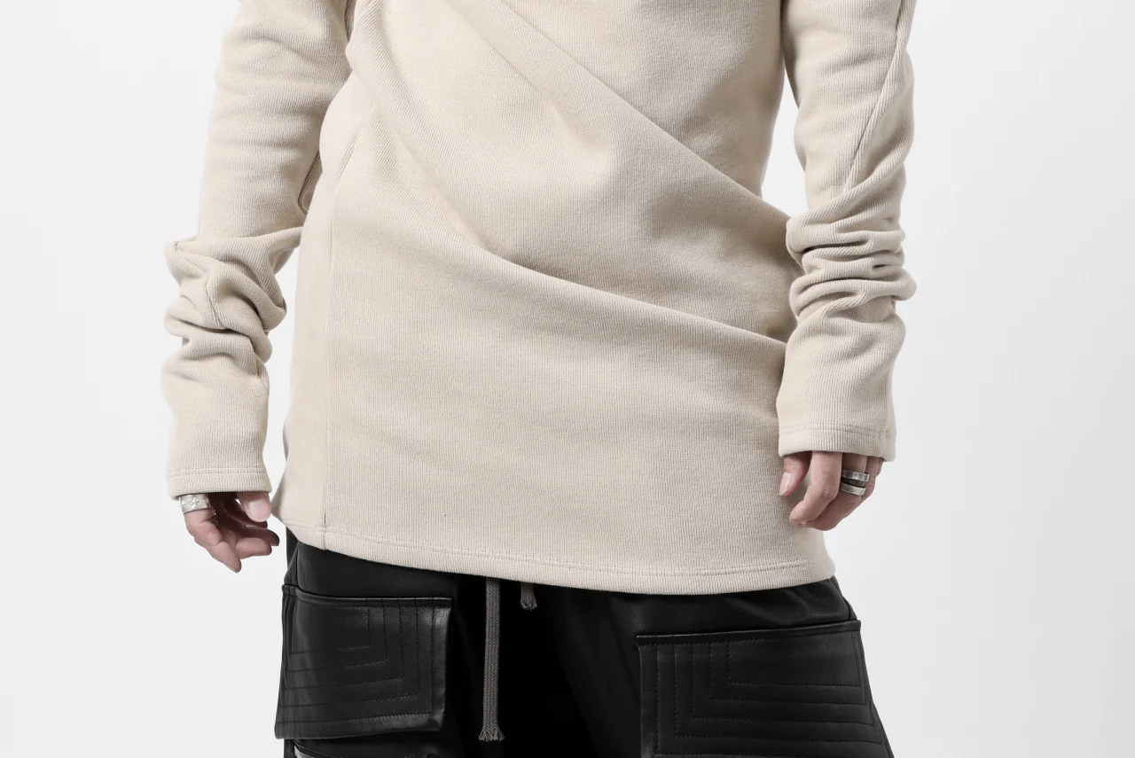 A.F ARTEFACT HIGH NECK PULLOVER / COPE KNIT JERSEY (IVORY) - Image 23