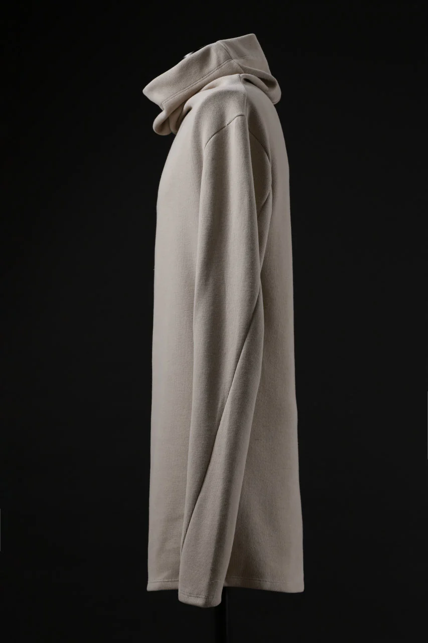 A.F ARTEFACT HIGH NECK PULLOVER / COPE KNIT JERSEY (IVORY) - Image 8