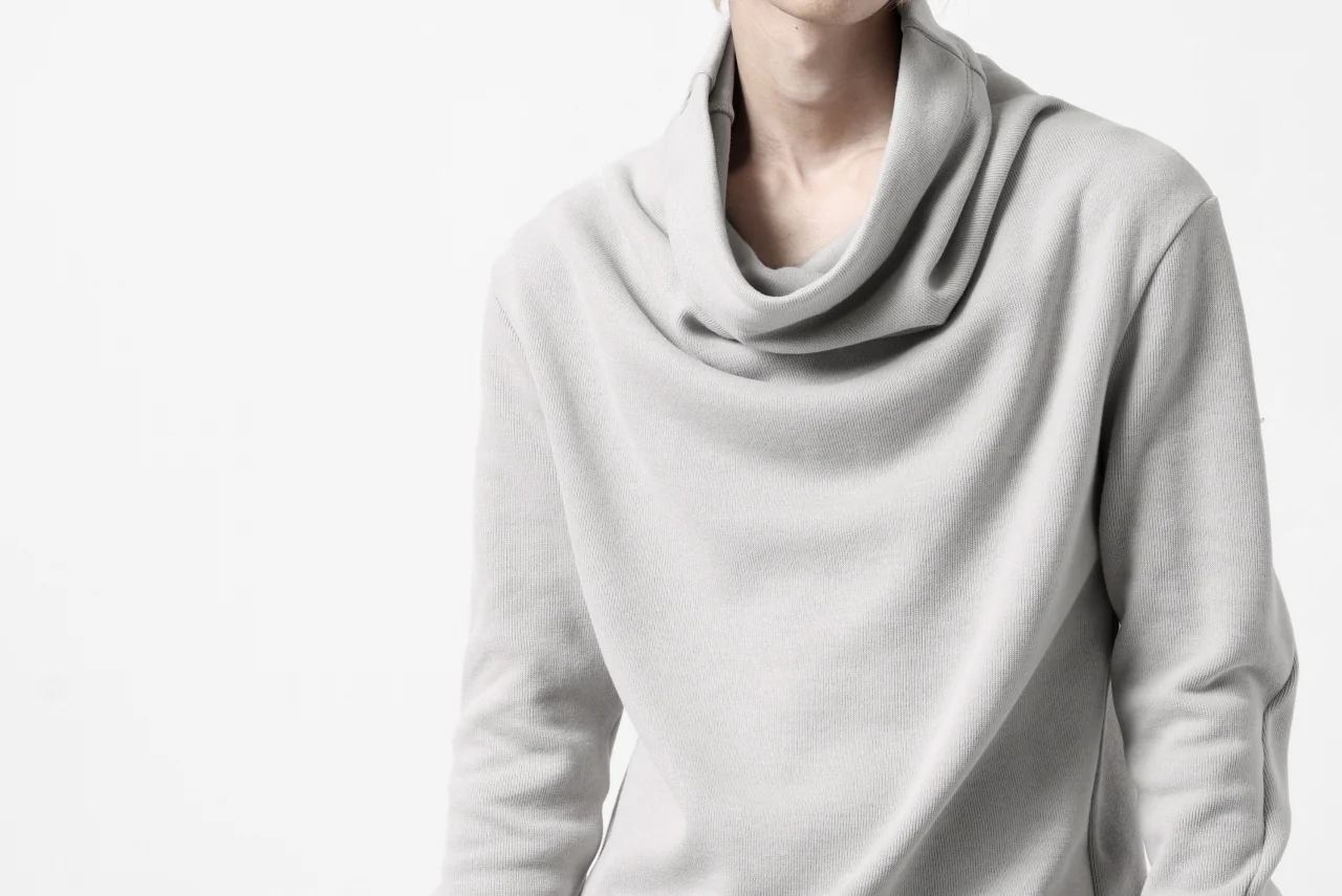 A.F ARTEFACT HIGH NECK PULLOVER / COPE KNIT JERSEY (L.GREY) - Image 25