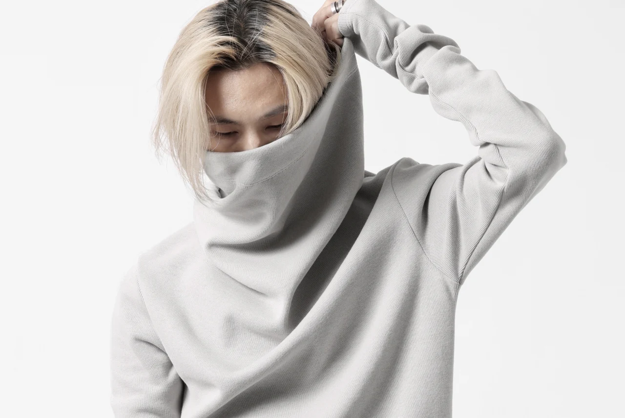 A.F ARTEFACT HIGH NECK PULLOVER / COPE KNIT JERSEY (L.GREY) - Image 26