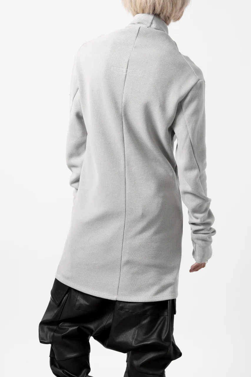 A.F ARTEFACT HIGH NECK PULLOVER / COPE KNIT JERSEY (L.GREY) - Image 5
