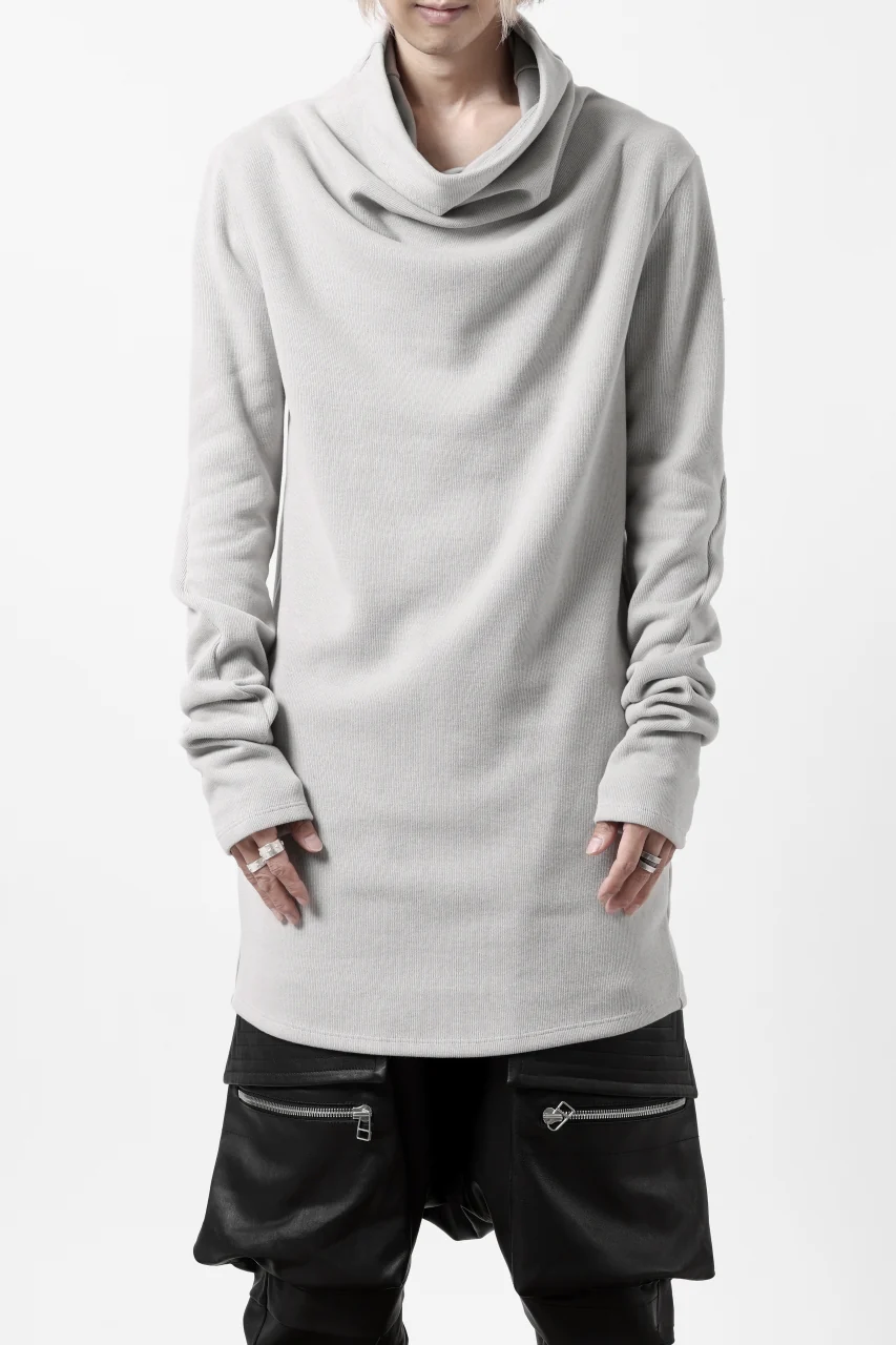 A.F ARTEFACT HIGH NECK PULLOVER / COPE KNIT JERSEY (L.GREY) - Image 6