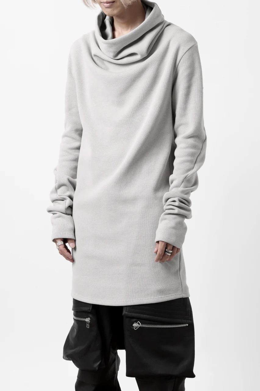 A.F ARTEFACT HIGH NECK PULLOVER / COPE KNIT JERSEY (L.GREY) - Image 7