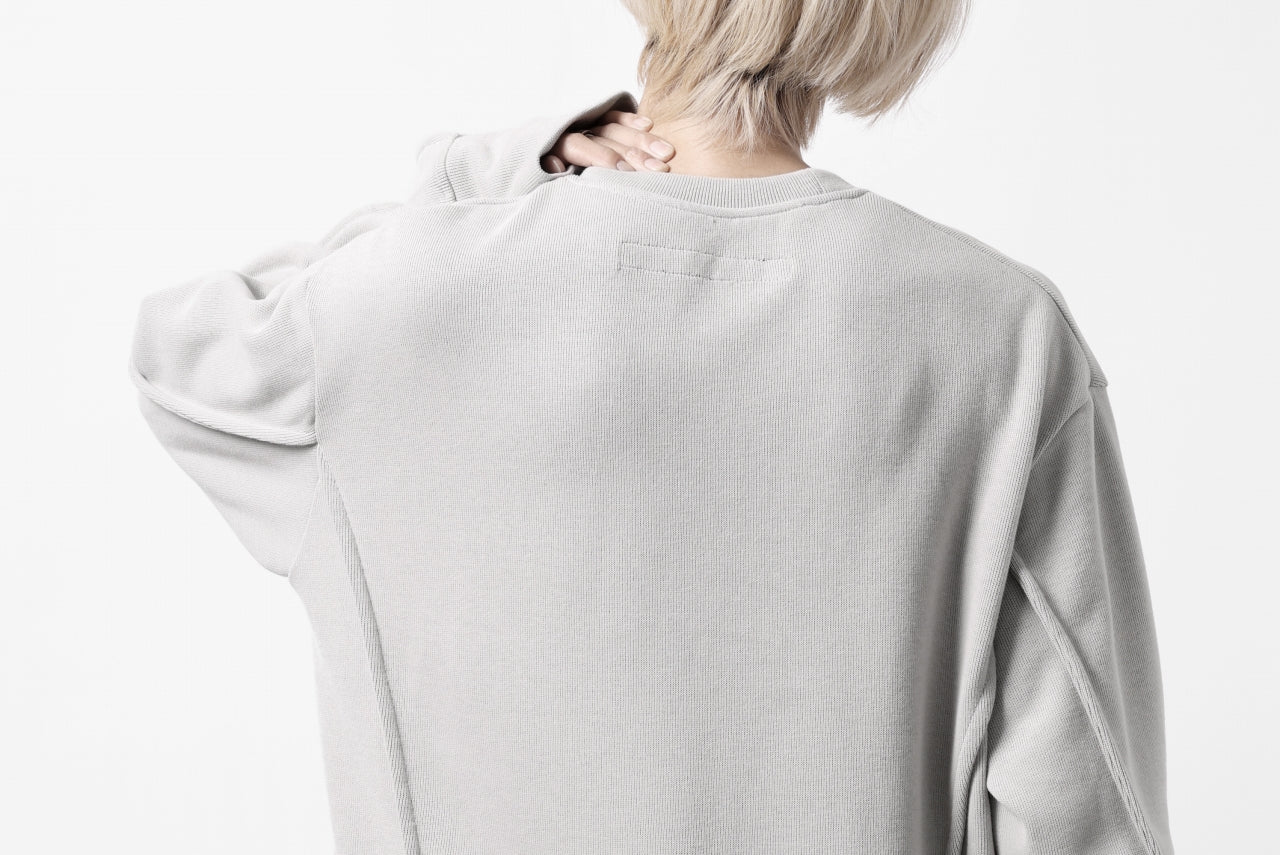 A.F ARTEFACT IRREGULAR HEM PULLOVER / COPE KNIT JERSEY (L.GREY) - Image 20