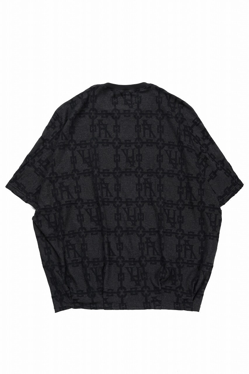 A.F ARTEFACT JACGURD DOLMAN TEE (BLACK x DARK GREY) - Image 3