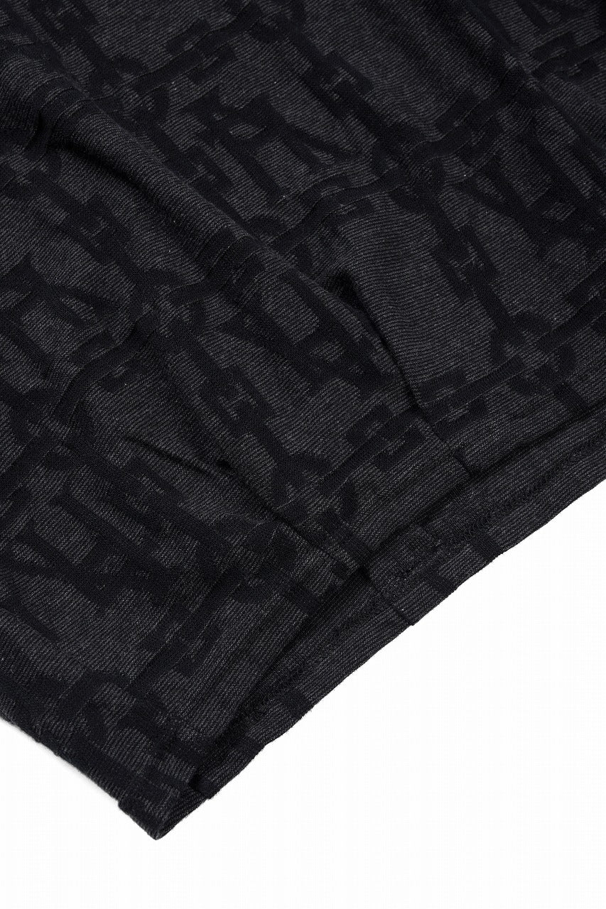 A.F ARTEFACT JACGURD DOLMAN TEE (BLACK x DARK GREY) - Image 9