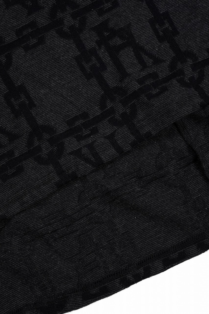 A.F ARTEFACT JACGURD HOODIE TEE (BLACK x DARK GREY) - Image 6