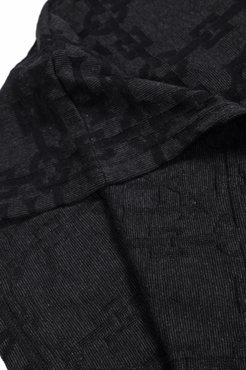 A.F ARTEFACT JACGURD JUMBO TEE (BLACK x DARK GREY) - Image 10