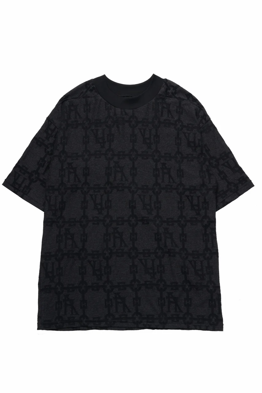 A.F ARTEFACT JACGURD JUMBO TEE (BLACK x DARK GREY) - Image 2