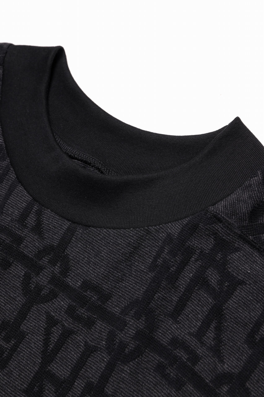 A.F ARTEFACT JACGURD JUMBO TEE (BLACK x DARK GREY) - Image 8