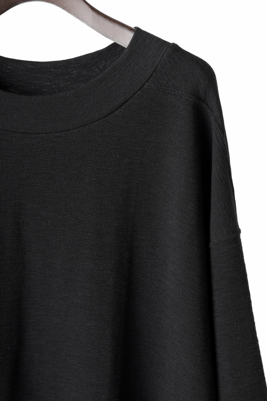 A.F ARTEFACT JUMBO TEE / SUMMER SURF KNIT JERSEY (BLACK) - Image 5