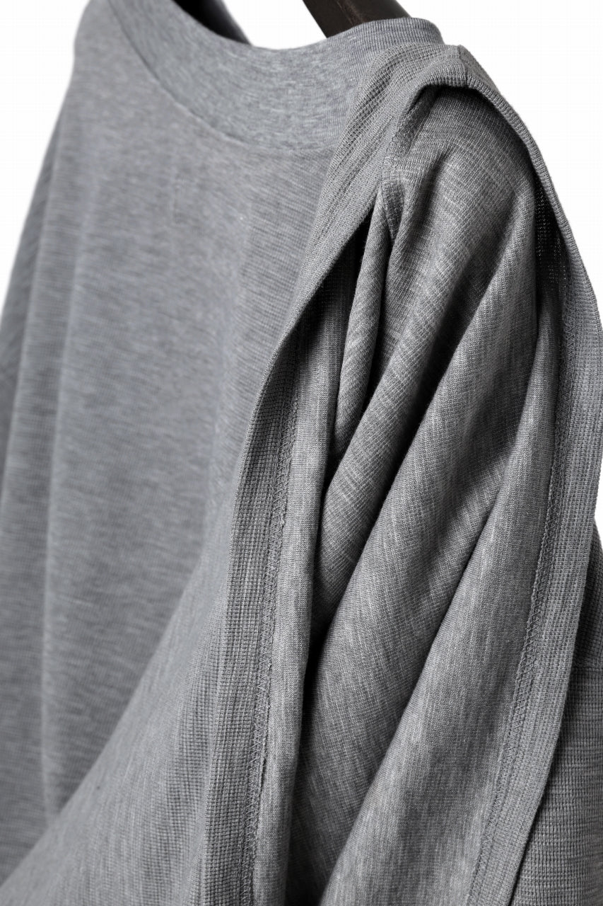 A.F ARTEFACT JUMBO TEE / SUMMER SURF KNIT JERSEY (GREY) - Image 9