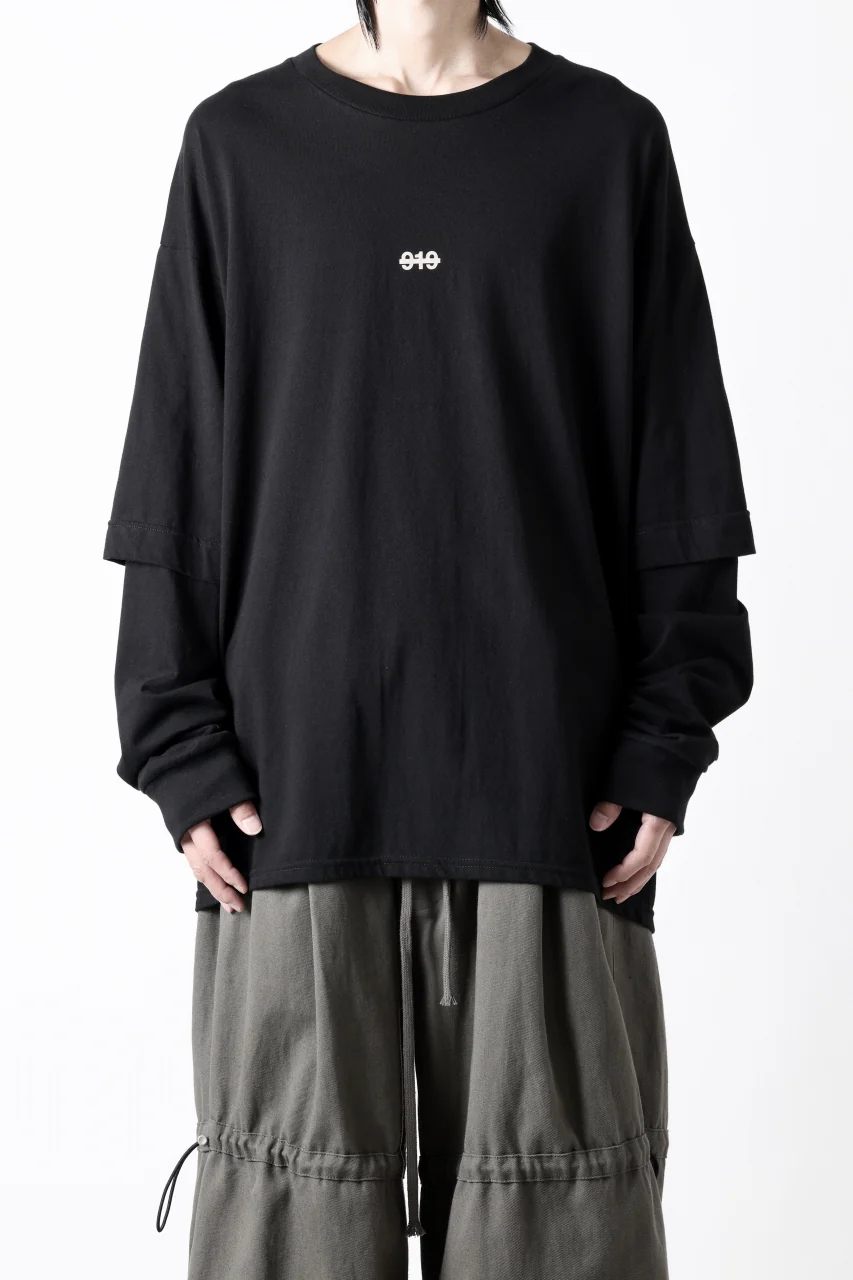 A.F ARTEFACT LAYERED LONG SLEEVE TOPS / PRINT TYPE-A (BLACK) - Image 16