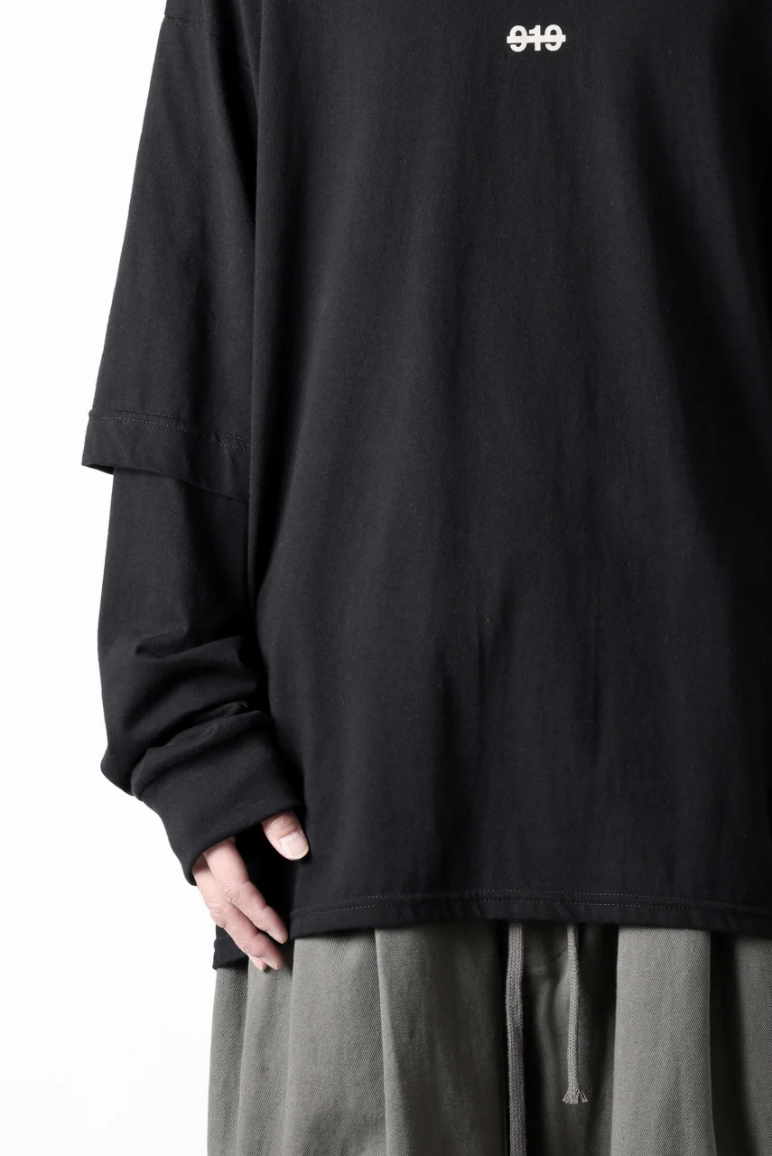A.F ARTEFACT LAYERED LONG SLEEVE TOPS / PRINT TYPE-A (BLACK) - Image 28