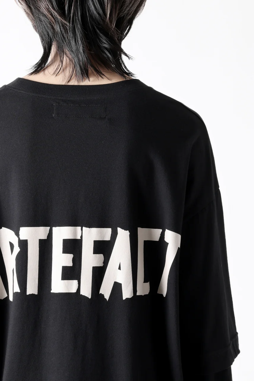 A.F ARTEFACT LAYERED LONG SLEEVE TOPS / PRINT TYPE-A (BLACK) - Image 31