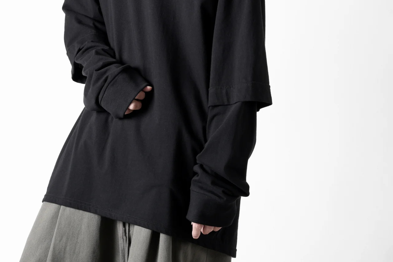 A.F ARTEFACT LAYERED LONG SLEEVE TOPS / PRINT TYPE-A (BLACK) - Image 34