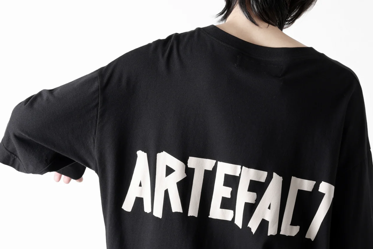 A.F ARTEFACT LAYERED LONG SLEEVE TOPS / PRINT TYPE-A (BLACK) - Image 35
