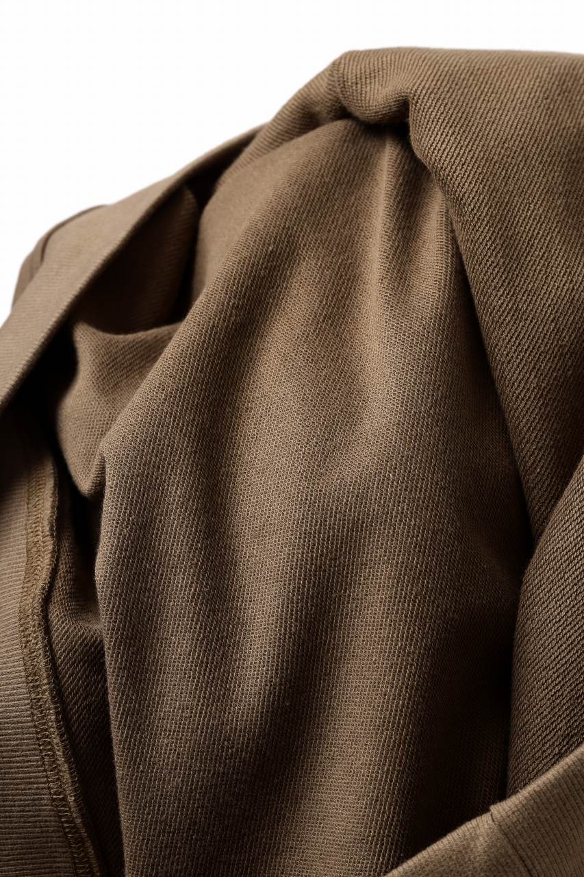 A.F ARTEFACT LAYERED TEE HOODIE / TYPE-A PRINT (BROWN) - Image 12