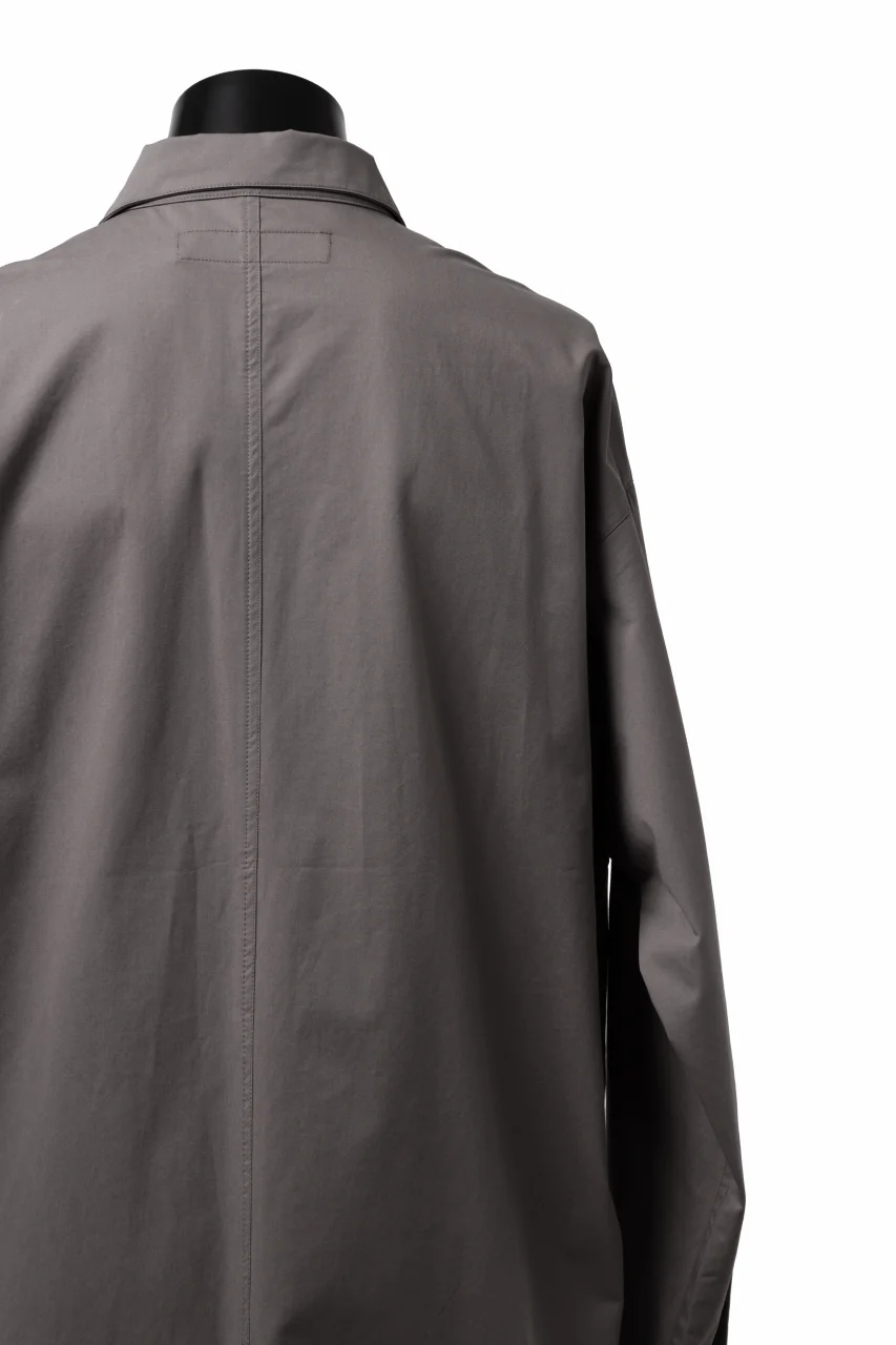 A.F ARTEFACT LONG-BACK MILITARY SHIRT (GREY) - Image 14
